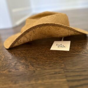 Lack of Color Beige Woven Hat